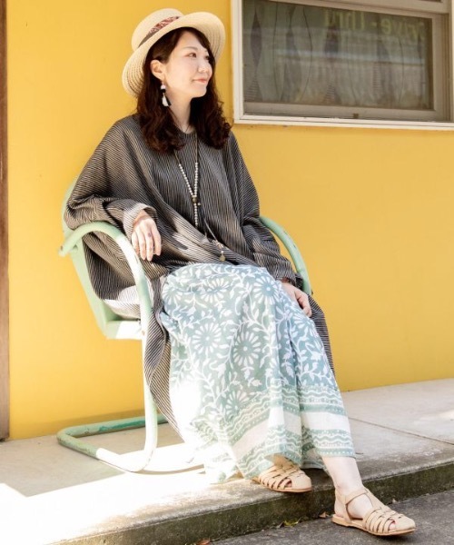 チャイハネ（CAYHANE） パンツ 【チャイハネ】ブロリワイドパンツ