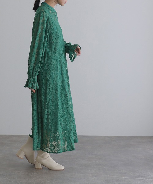 atlo（アトロ） ドレス 袖あり＆ロング パーティードレス プチハイ