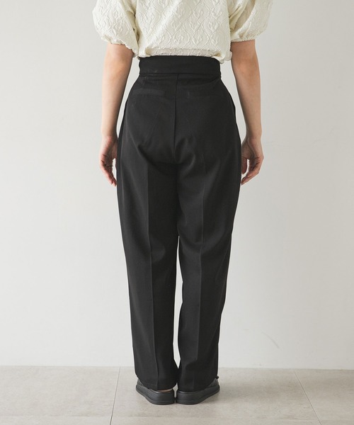 rectangle（レクタングル） パンツ ベルクロタックワイドパンツ