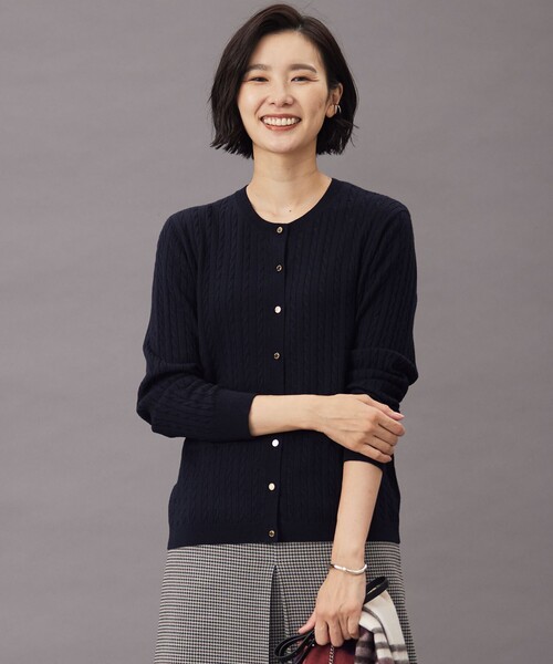 J.PRESS（J.プレス） カーディガン 「洗える」KNIT BASIC クルーネック