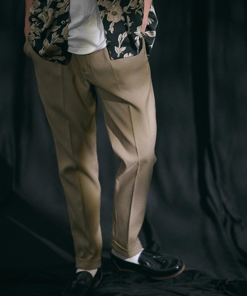THEOREM パンツ mp12237- Turn up Sta-Pre Classic Trousers