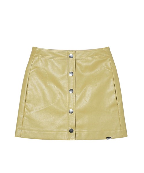 MILKFED. スカート FAUX LEATHER HEART POCKET SKIRT : ZOZOTOWN