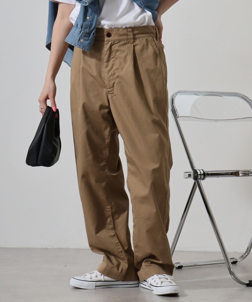 MONT KEMMEL パンツ MONT KEMMEL T/C TWILL TUCK EASY WORK PANTS
