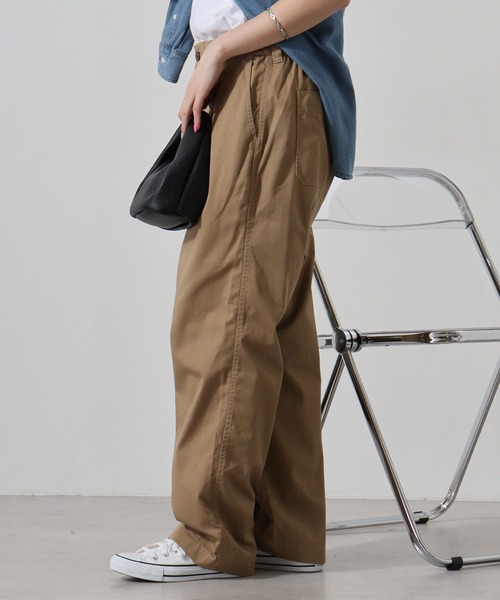 MONT KEMMEL パンツ MONT KEMMEL T/C TWILL TUCK EASY WORK PANTS