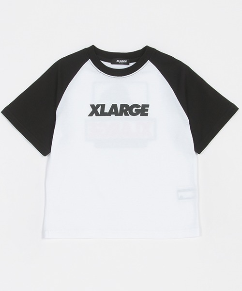 XLARGE KIDS tシャツ ロゴ＆OGラグラン半袖Tシャツ キッズ 子供