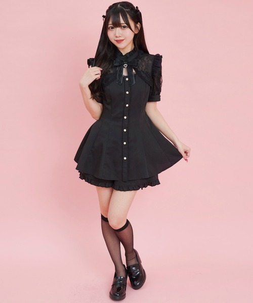 Secret Honey（シークレットハニー） セットアップ 袖レース＆ボレロ風