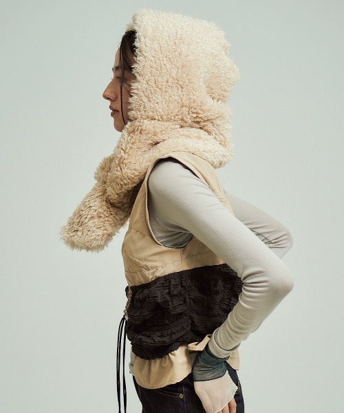 ORIENT MILLINERY hootie 黒 HOOTIE【ﾌｰﾃｨｰ】（ニットキャップ/ビーニー）｜ORIENT MILLINERY