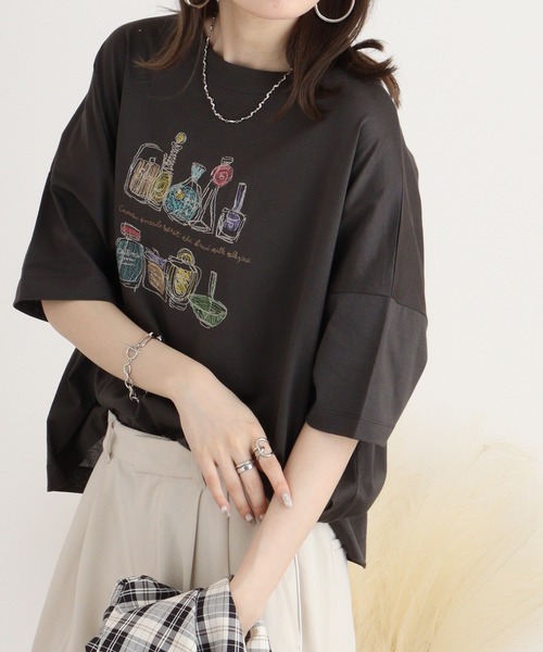 美品 CHAGE&ASKA NOT AT ALL NICOLE Tシャツ M アニマル刺繍オーバーシャツ[品番：NICW0006838]｜NICOLE
