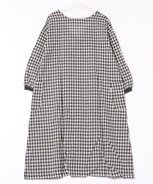 and it_ エプロン コットンリネン2way割烹着ロングエプロン