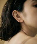 ピアス 「トーン」 K18RBG フープ ピア...の詳細画像5