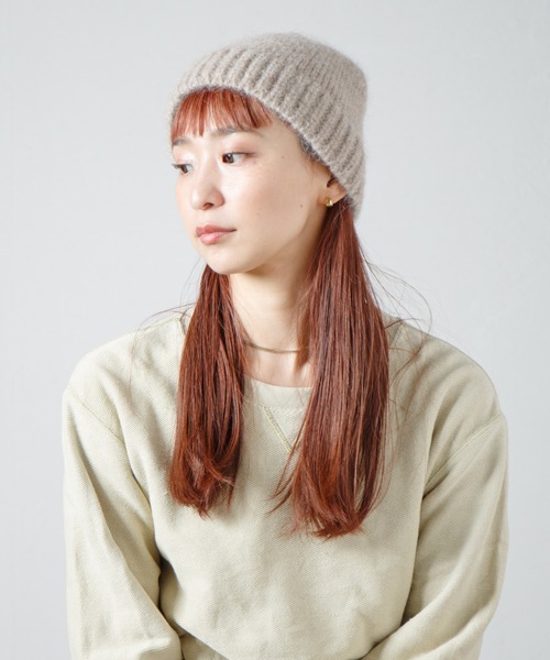 RACAL（ラカル） ニット帽 ニットキャップ レディース Alpaca Mohair