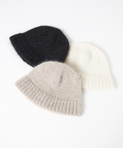 RACAL（ラカル） ニット帽 ニットキャップ Alpaca Mohair Blend Knit