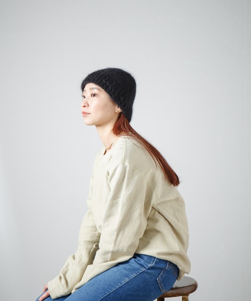 RACAL（ラカル） ニット帽 ニットキャップ Alpaca Mohair Blend Knit