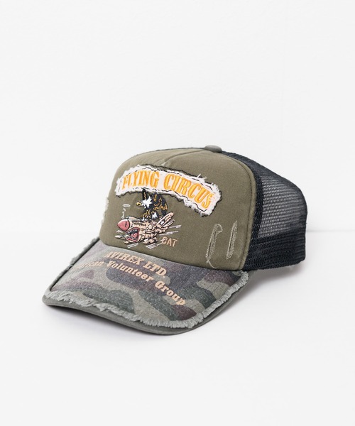 キャップ 帽子 「AVIREX」FLYING CIRCUS メッシュ CAP メンズ レディース | AVIREX