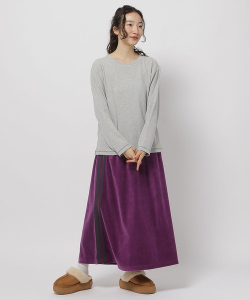 ISOTTA ストレッチ コットン Tシャツ ドレス niko and… tシャツ コットンストレッチベーシックTシャツ