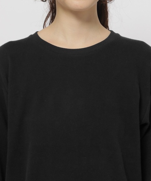 やわらかコットン使用 ベーシックTシャツ TOKYO BASIC tシャツ レディース 長袖 50代 綿100％ しっとり