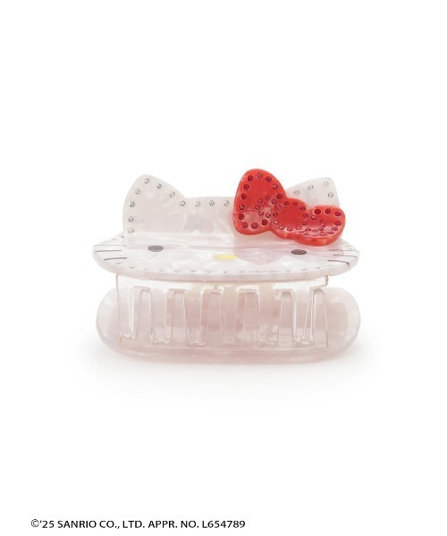 新品未開封　スナイデルホーム　ヘアクリップ　レッド　ハローキティ SNIDEL HOME ヘアクリップ 「HELLO KITTY」アセチヘアバンス