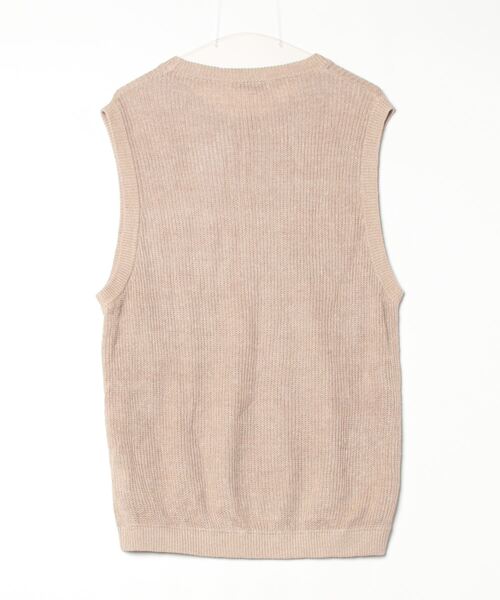 「JOURNAL STANDARD」 ノースリーブニット SMALL ベージュ メンズ