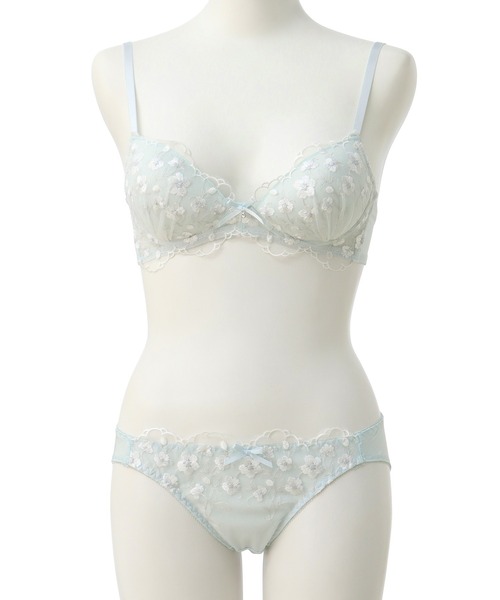 Honeys（ハニーズ） ブラジャー ショーツセット ノンワイヤーブラ