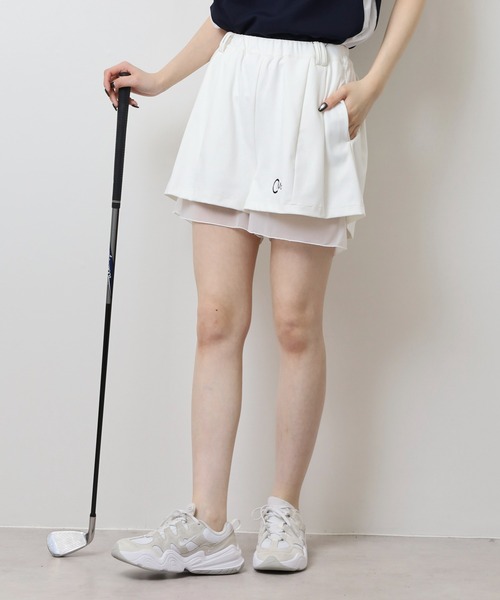 CECIL McBEE（セシルマクビー） パンツ チュールレイヤードショート