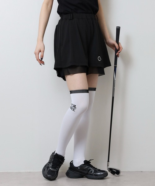CECIL McBEE（セシルマクビー） パンツ チュールレイヤードショート