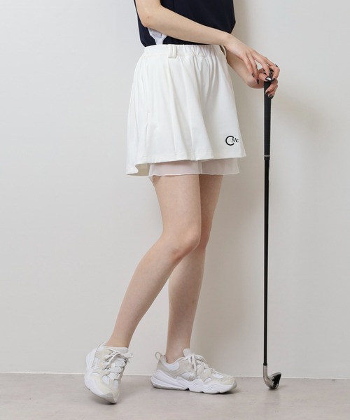 CECIL McBEE（セシルマクビー） パンツ チュールレイヤードショート