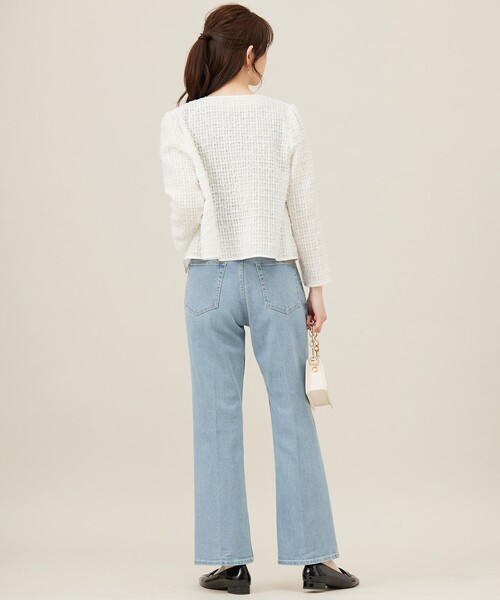 ANY SIS（エニィスィス） ジャケット ノーカラージャケット リボン