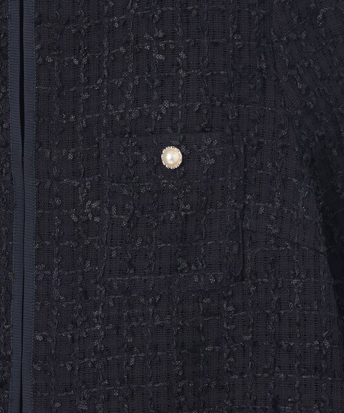 ANY SIS（エニィスィス） ジャケット ノーカラージャケット リボン