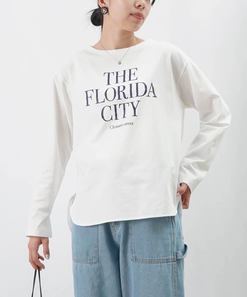 tシャツ LC/LLL バイオ天竺フロリダロンT レディース LADY LUCK LUCA tシャツ LC/LLL バイオ天竺フロリダロンT