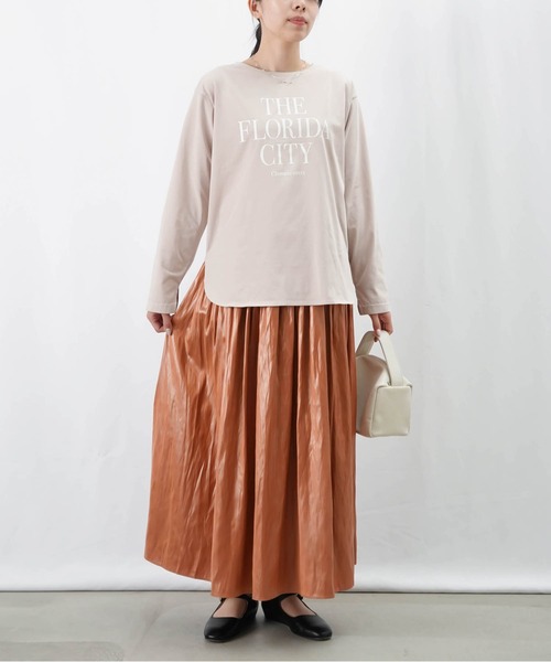 tシャツ LC/LLL バイオ天竺フロリダロンT レディース LADY LUCK LUCA tシャツ LC/LLL バイオ天竺フロリダロンT