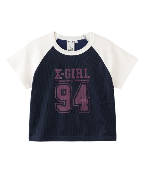 tシャツ NUMBERING RAGLAN S/S BABY TEE レディース