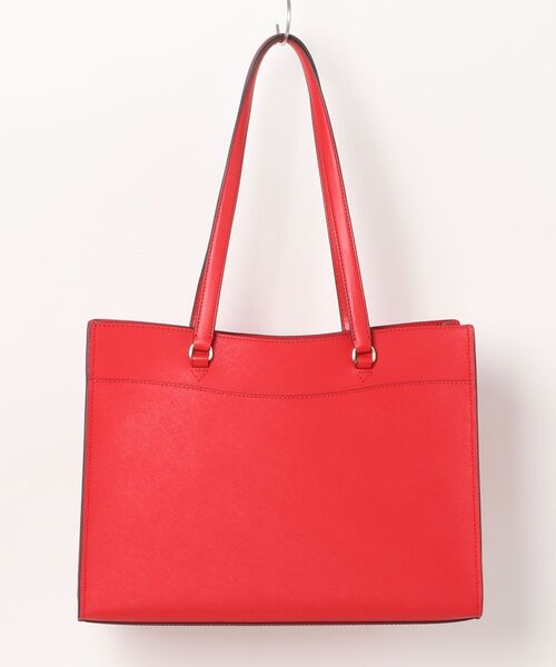 Michael Kors バーガンディ レザー ハンドバッグ