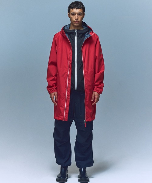AIGLE レインコート カッパ MTD 防水 透湿 撥水ジップ レイン