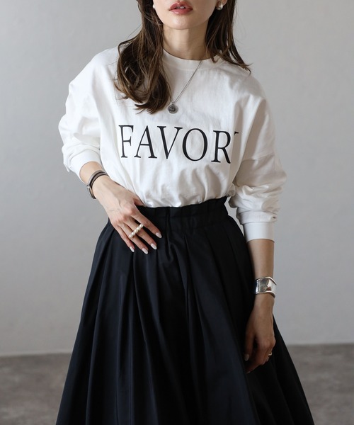 Bonjour Sagan（ボンジュールサガン） tシャツ FAVORIピグメントロンT