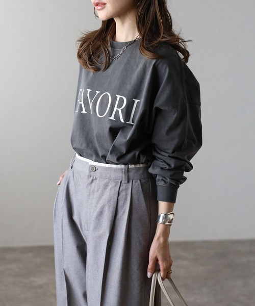 Bonjour Sagan（ボンジュールサガン） tシャツ FAVORIピグメントロンT