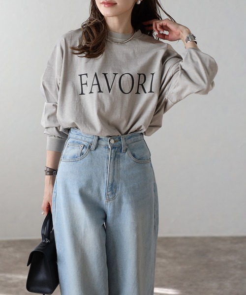 Bonjour Sagan（ボンジュールサガン） tシャツ FAVORIピグメントロンT