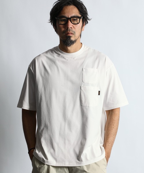 The DUFFER of ST.GEORGE tシャツ TECH W POCKET TEE：吸水速乾