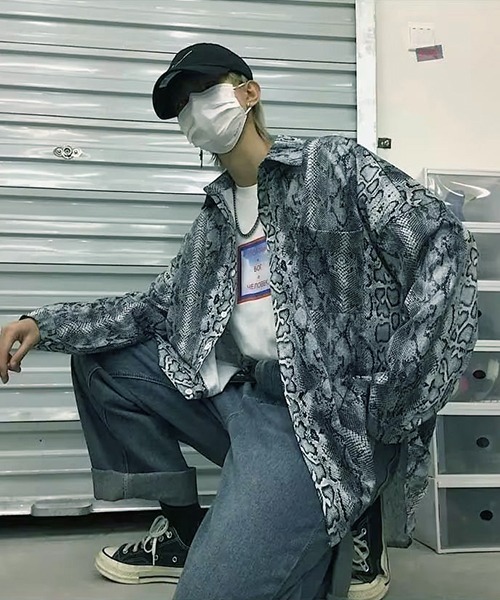 DIESEL レザークロップドジャケット異素材　星柄　シャツジャケット Amazon | [ディーゼル] メンズ ジャケット レザー A106760HJAC