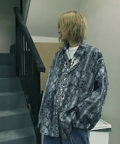 B.I.D. ジャケット テーラードジャケット 「パイソン柄長袖