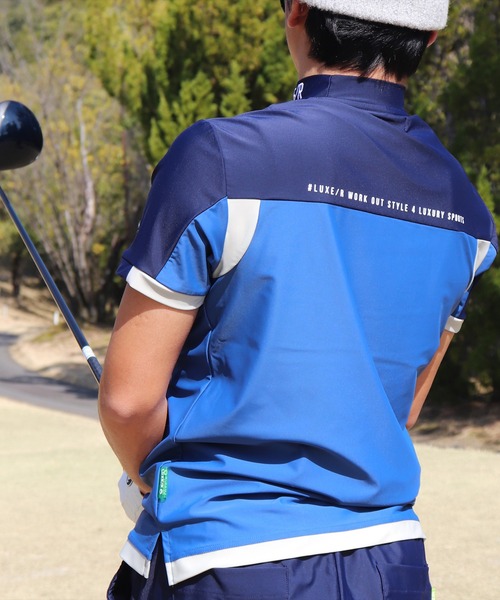 [新品]LUXE/R モックネックシャツ 楽天市場】LUXE/R GOLF ラグジュ ゴルフ Tシャツ モックネック