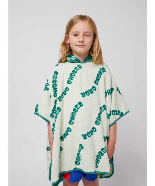 BOBO CHOSES ポンチョ Wavy Bobo Choses all over terry towel