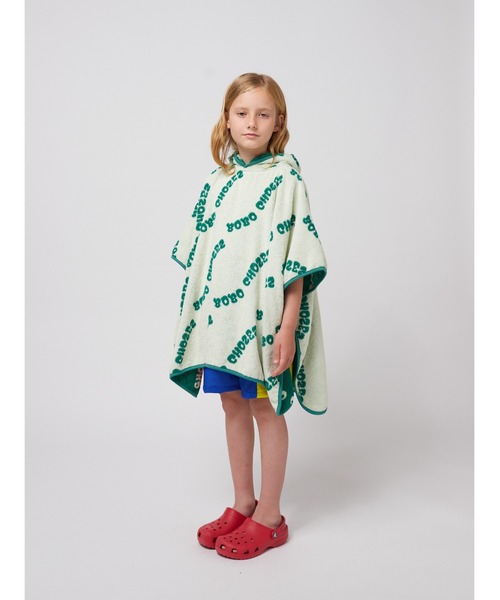BOBO CHOSES ポンチョ Wavy Bobo Choses all over terry towel