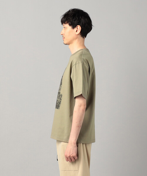 β MEN（ベータ・メン） tシャツ 窓柄プリント Tシャツ メンズ 