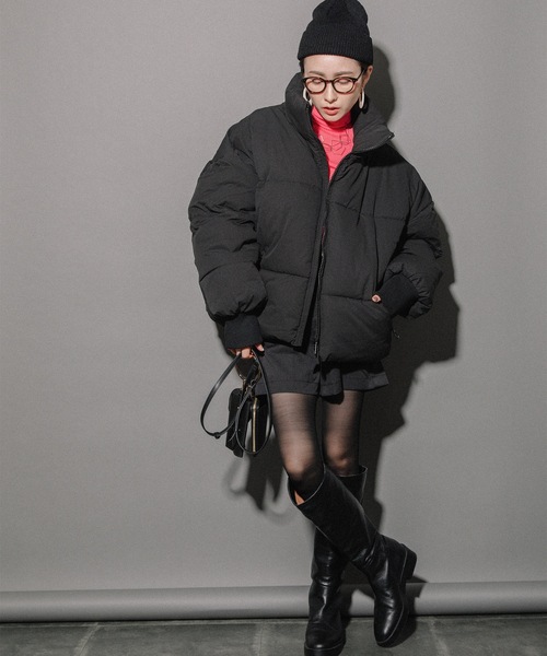 「MHBG TOKYO」 ブルゾン MEDIUM ブラック レディース_画像2