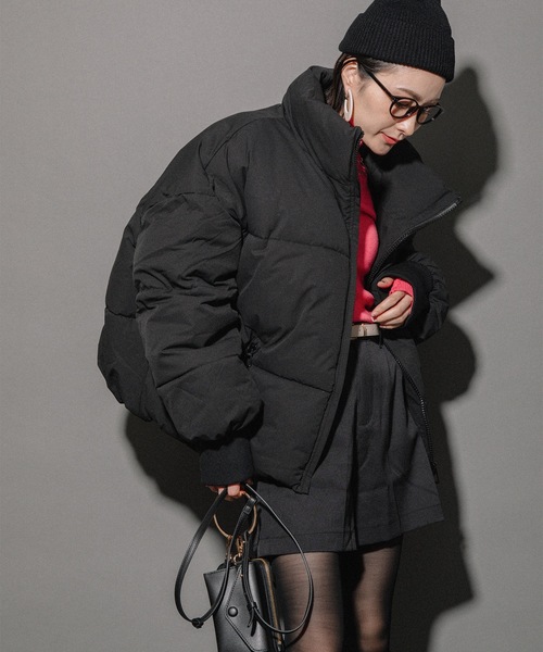 「MHBG TOKYO」 ブルゾン MEDIUM ブラック レディース_画像3