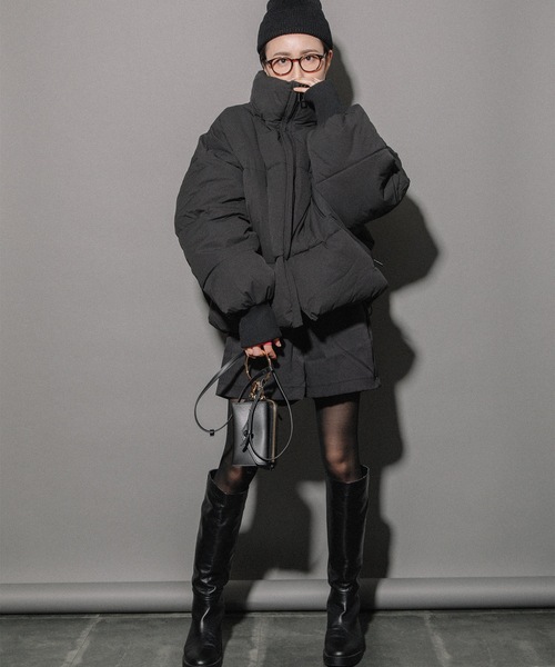 「MHBG TOKYO」 ブルゾン MEDIUM ブラック レディース_画像4