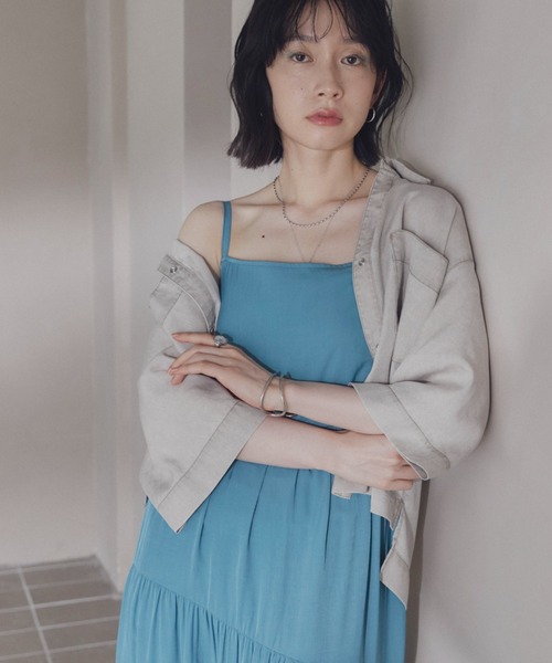 未使用　セット売り　アシメティアードキャミワンピース&ジレ※最終価格 DOUX ARCHIVES ワンピース アシメティアードキャミワンピ : ZOZOTOWN