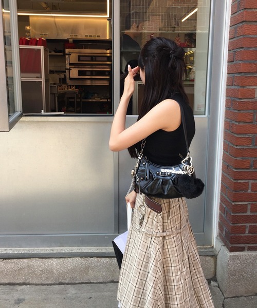 JUDIN（ジュディン） スカート 「ベルトSET」Belted layered pleats