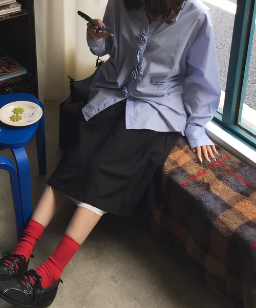 JUDIN（ジュディン） スカート 「ベルトSET」Belted layered pleats