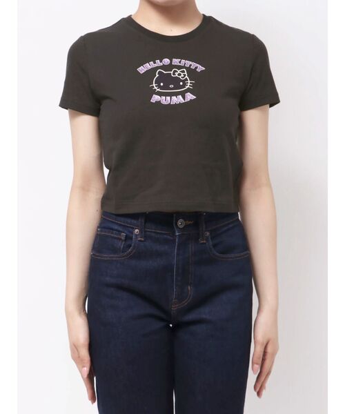 tシャツ 「PUMA×HELLO KITTY」GRAPHIC BABE TEE レディース PUMA tシャツ 「PUMA×HELLO KITTY」GRAPHIC BABE TEE レディース